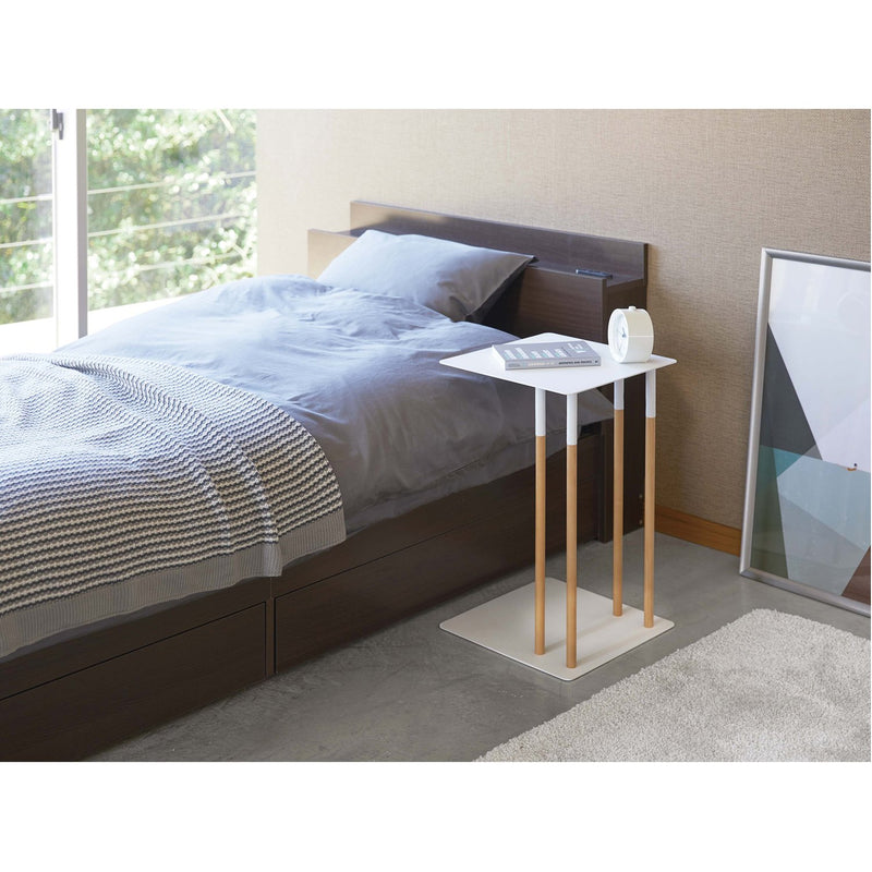 media image for Plain Sliding Couch End Table by Yamazaki 250