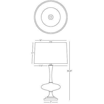 product image for Raquel Table Lamp by Robert Abbey 8
