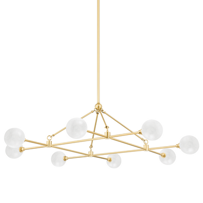 product image of andrews 8 light chandelier by hudson valley lighting 4846 agb 1 517