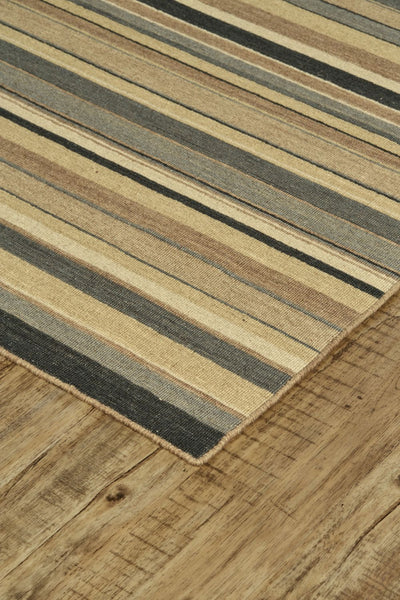product image for Naida Flatweave Gold and Gray Rug by BD Fine Corner Image 1 87