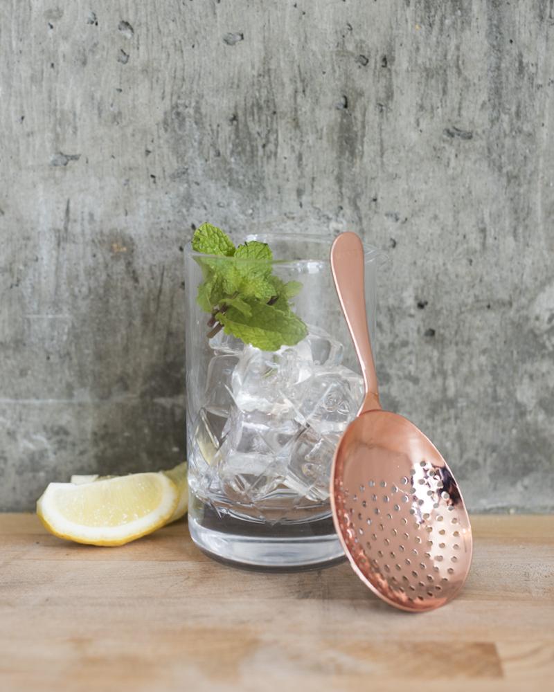 media image for summit julep strainer copper 6 264