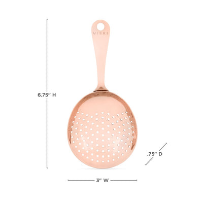 product image for summit julep strainer copper 3 70