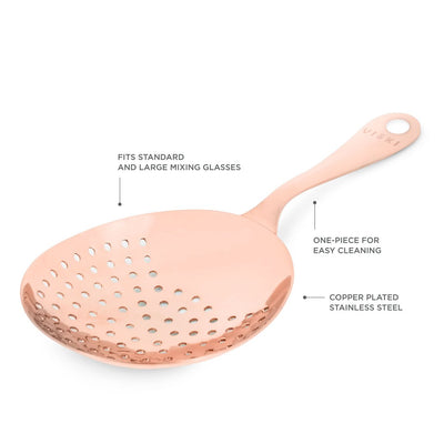 product image for summit julep strainer copper 2 14