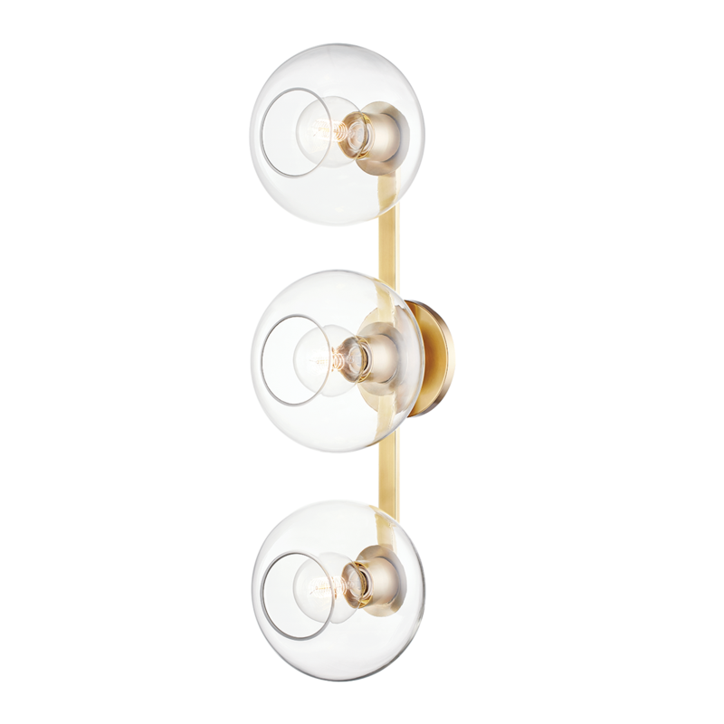 media image for margot 3 light wall sconce by mitzi h270103 agb 2 282