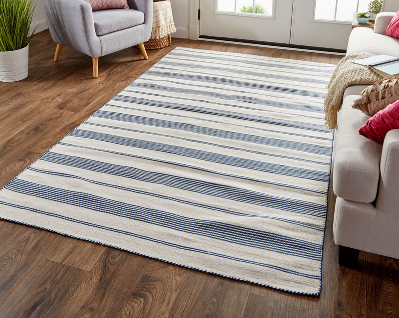 media image for Granberg Hand Woven Blue and Ivory Rug by BD Fine Roomscene Image 1 249