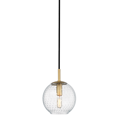 product image for hudson valley rousseau 1 light pendant clear glass 2007 1 14
