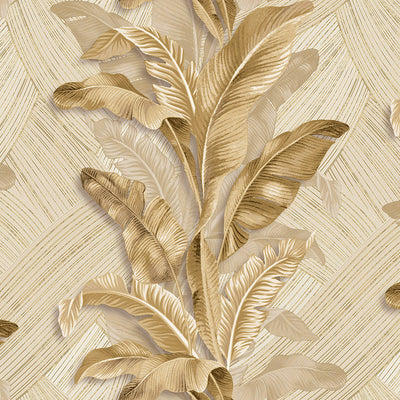 product image of Palma Beige/Gold Wallpaper from Stratum Collection by Galerie Wallcoverings 552