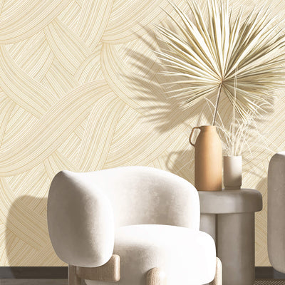 product image for Unito Soft Cream Wallpaper from Stratum Collection by Galerie Wallcoverings 37