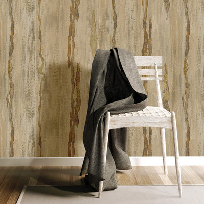 product image for Verticale Gold/Brown Wallpaper from Stratum Collection by Galerie Wallcoverings 74