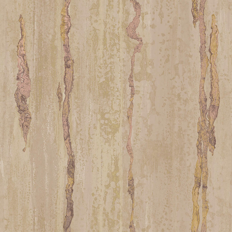 media image for Verticale Gold/Pink Wallpaper from Stratum Collection by Galerie Wallcoverings 245