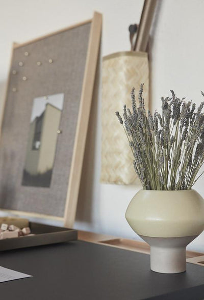 product image for hagi vase dusty lemonade by oyoy 5 2