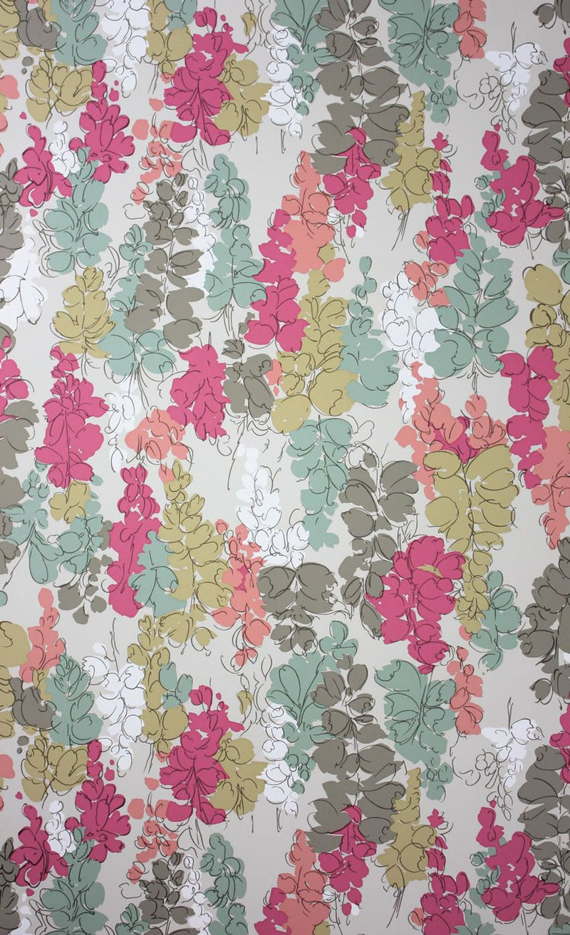 media image for Sample Fairfield Wallpaper in multi-color from the Woodsford Collection by Nina Campbell 26