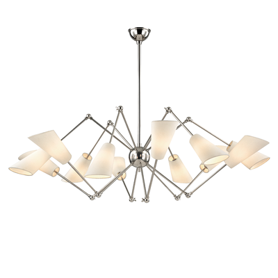 product image for hudson valley buckingham 12 light chandelier 5312 3 38