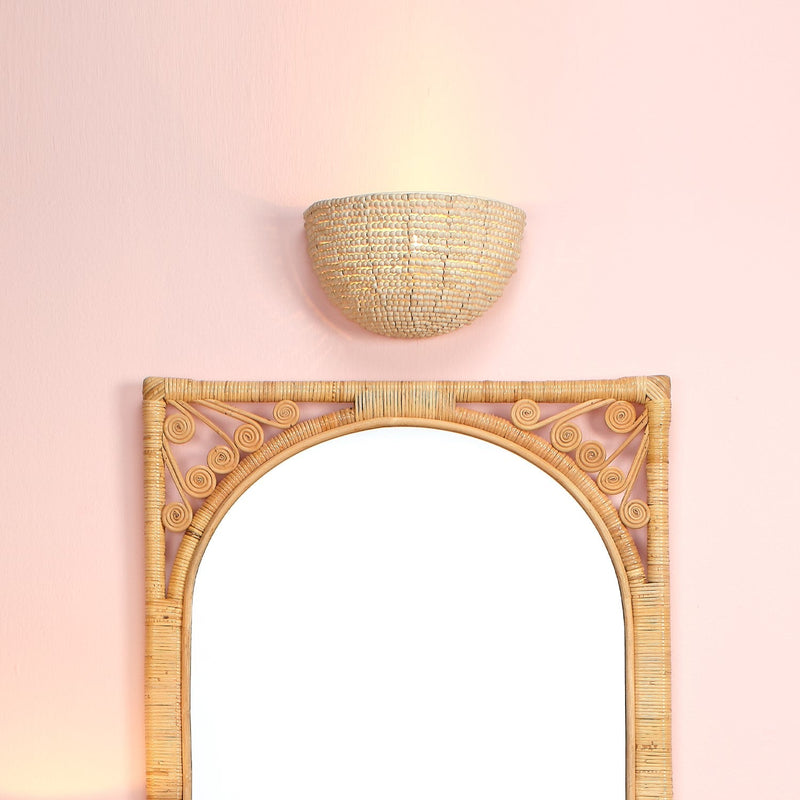 media image for Barnacle Beaded Demi Lune Sconce 7 268