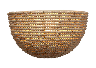 product image for Barnacle Beaded Demi Lune Sconce 3 48