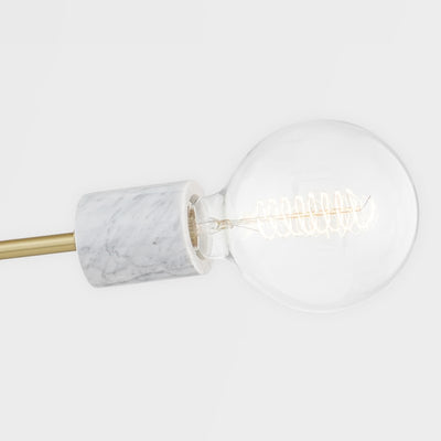 product image for asime 3 light semi flush by mitzi h120603 agb 5 4