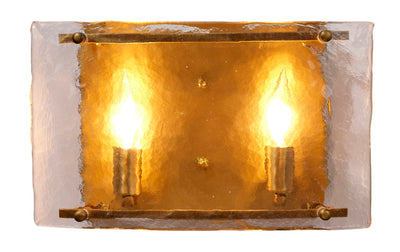 product image for Glenn Glass Double Wall Sconce 1 30