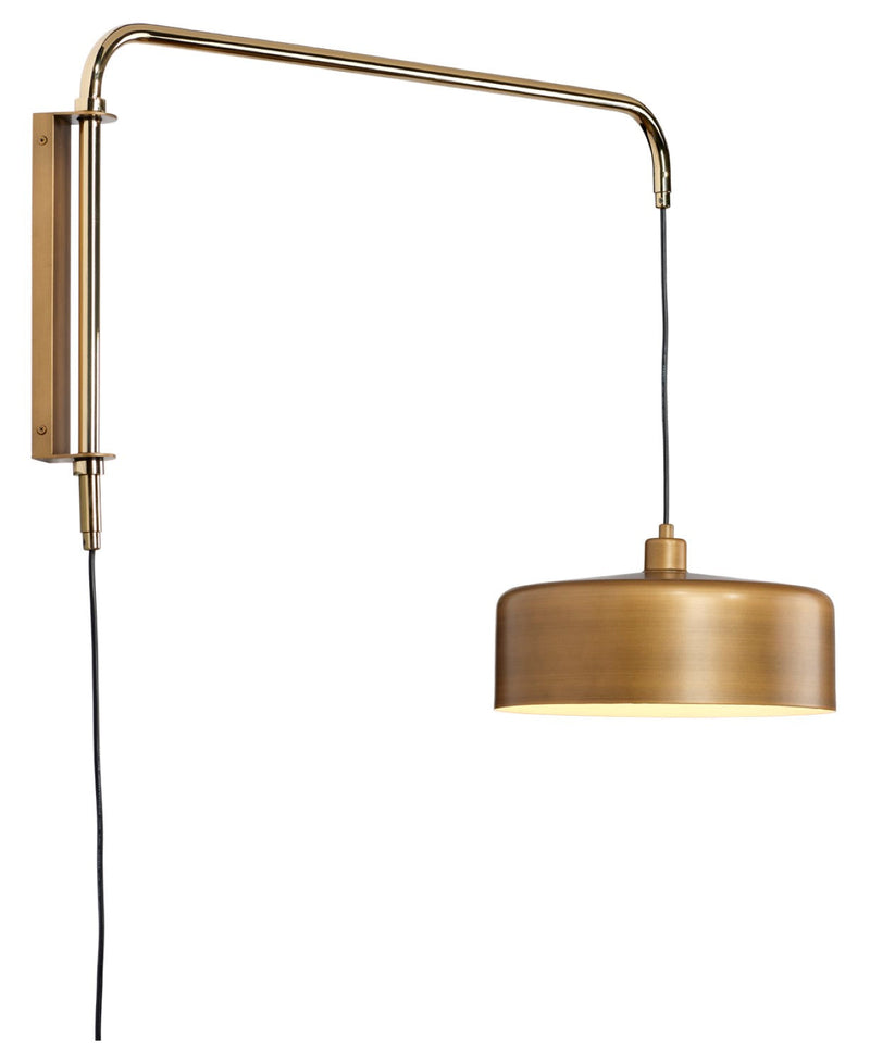 media image for jeno swing arm wall sconce by jamie young 4jeno lgbr 11 227
