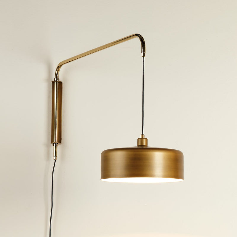 media image for jeno swing arm wall sconce by jamie young 4jeno lgbr 2 231