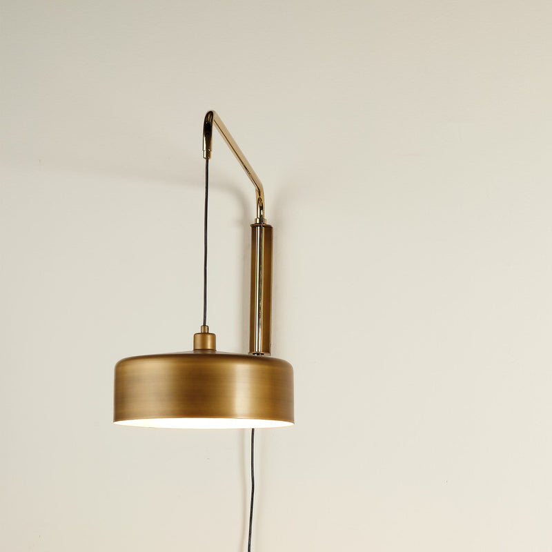 media image for jeno swing arm wall sconce by jamie young 4jeno lgbr 4 286