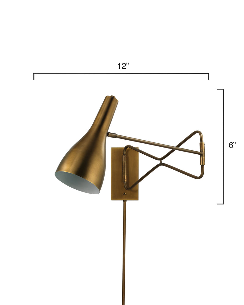 media image for Lenz Swing Arm Wall Sconce 259