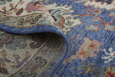 product image for Bennet Blue and Red Rug by BD Fine Roll Image 1 4