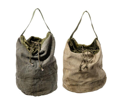 product image for vintage material drawstring bag design by puebco 4 97
