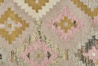 product image for Tralee Flatweave Ivory and Pink Rug by BD Fine Texture Image 1 77
