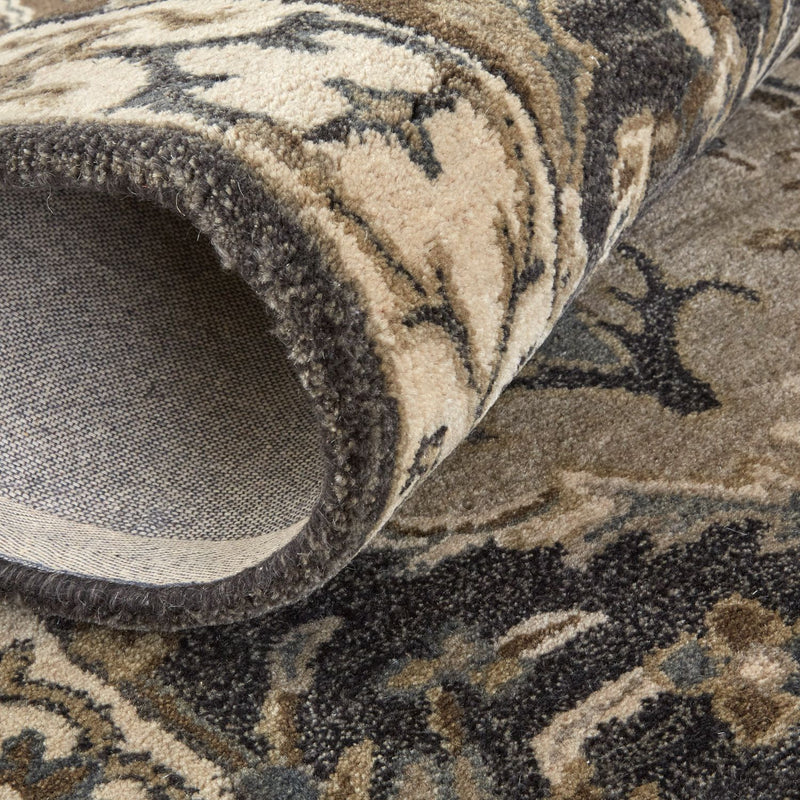 media image for Botticino Blue and Gray Rug by BD Fine Roll Image 1 293