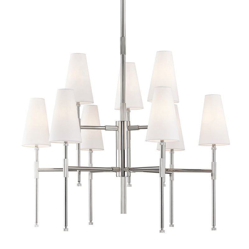 media image for bowery 9 light chandelier design by hudson valley 2 226