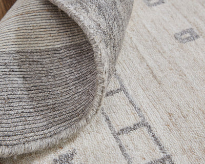 product image for Yurie Hand Knotted Beige and Gray Rug by BD Fine Roll Image 1 24