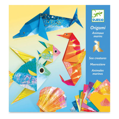 product image of sea creatures origami paper craft kit 1 542
