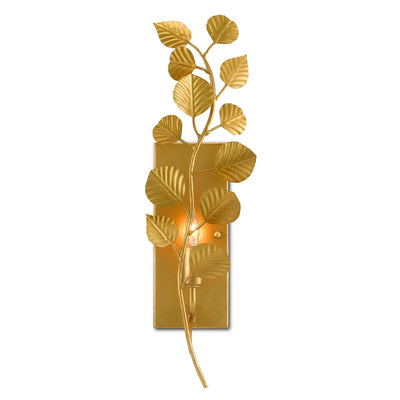 product image for Golden Eucalyptus Wall Sconce 1 85