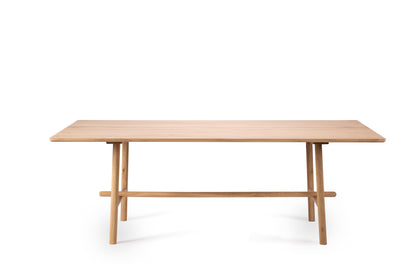 product image for Oak Profile Varnished Dining Table in Various Sizes 70