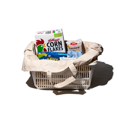 product image for labour tote bag large off white design by puebco 5 80