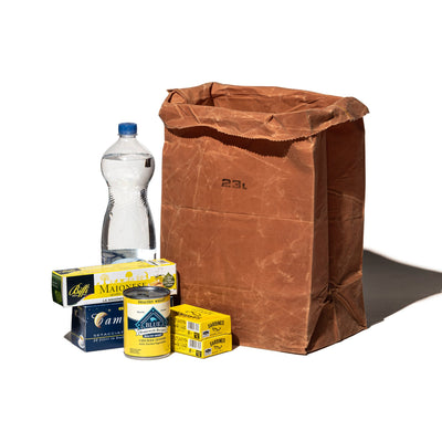product image of grocery bag 23l brown design by puebco 1 594