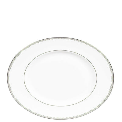 product image for Grosgrain Medium Oval Platter by Vera Wang 1