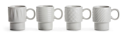 product image for set of 4 coffee more espresso mugs design by sagaform 2 58