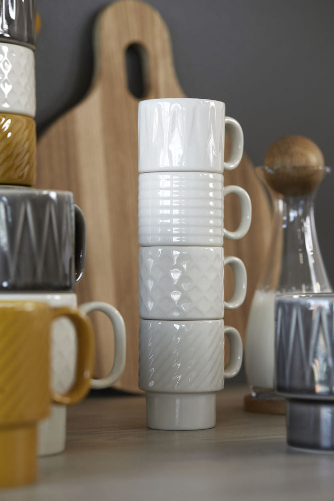media image for set of 4 coffee more espresso mugs design by sagaform 11 210