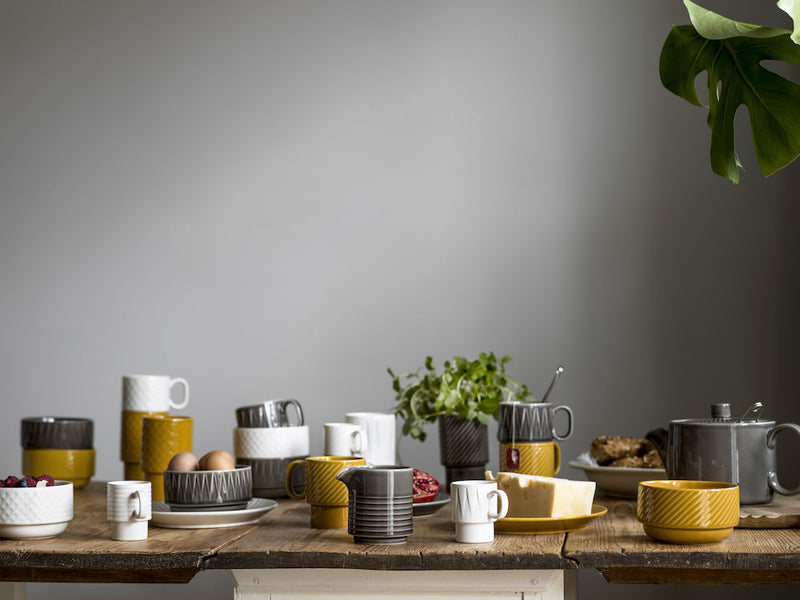 media image for set of 4 coffee more espresso mugs design by sagaform 8 294