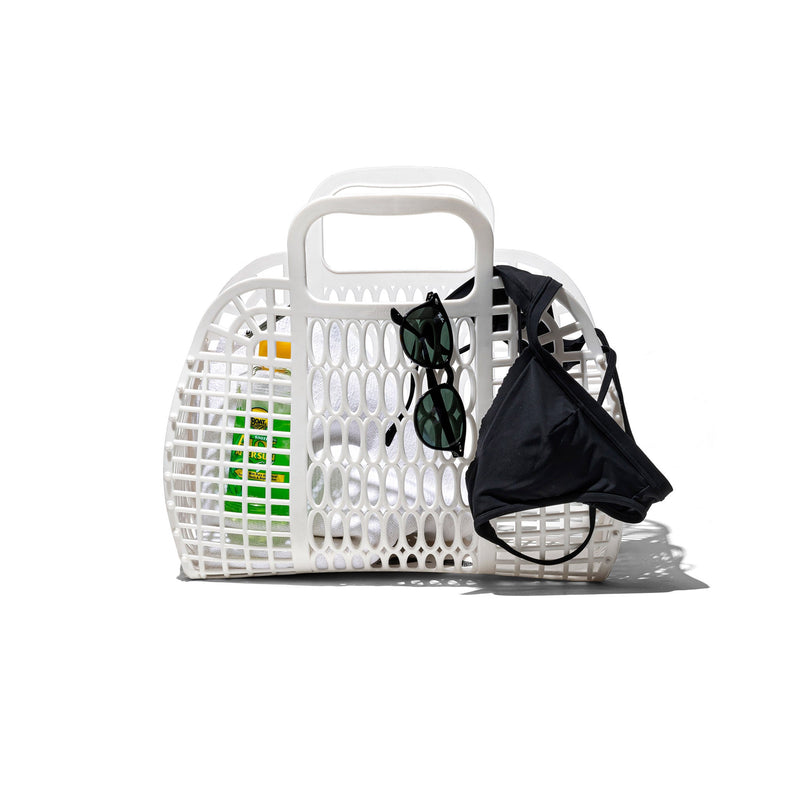 media image for plastic market bag large black design by puebco 2 231