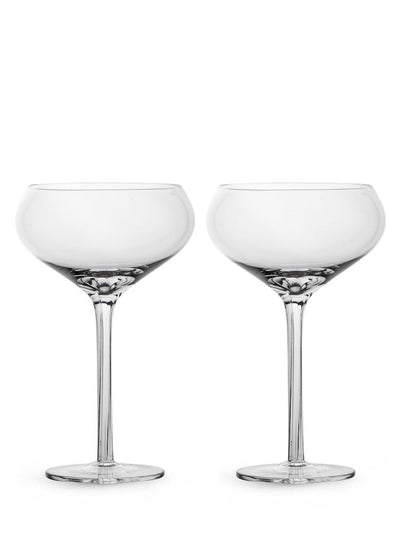 product image of saga glass champagne coupe set of 2 by sagaform 5018265 1 523