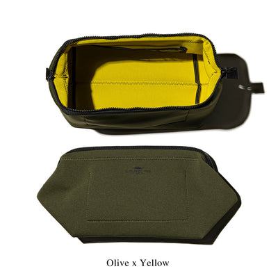 product image of wired pouch large olive yellow design by puebco 1 585