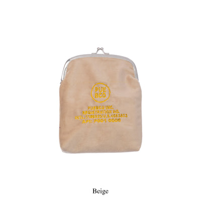 product image for velvet frame pouch burgundy design by puebco 2 30