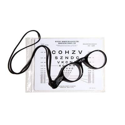 product image for magnifier with glasses code 2 50