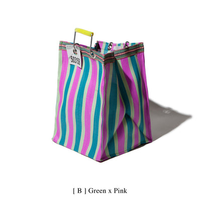 product image for recycled plastic stripe bag rectangle d30 by puebco 503219 3 76