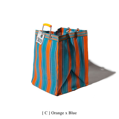 product image for recycled plastic stripe bag rectangle d30 by puebco 503219 4 44
