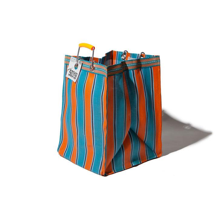 media image for recycled plastic stripe bag rectangle d30 by puebco 503219 4 288