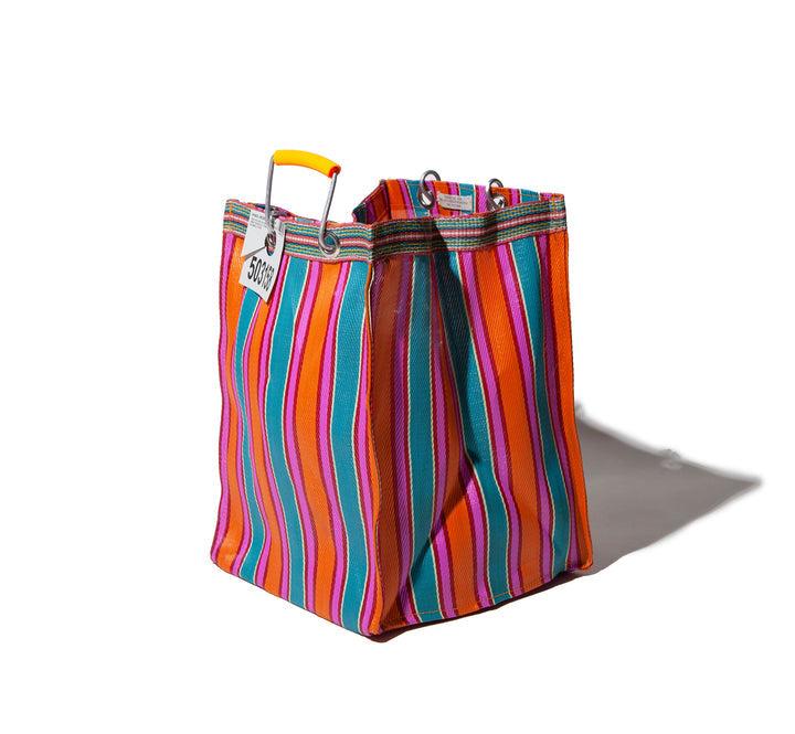 media image for recycled plastic stripe bag rectangle d30 by puebco 503219 7 227
