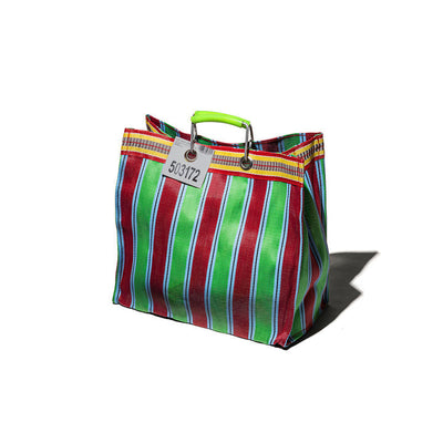 product image for recycled plastic stripe bag square by puebco 503271 5 95